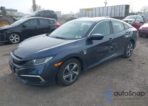 2020 Honda Civic Lx z USA, uszkodzony, nr VIN 2HGFC2F61LH576531